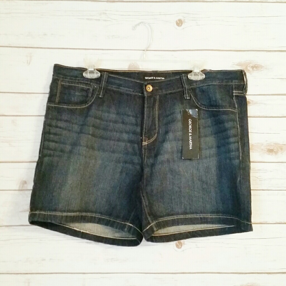 New George & Martha Denim Shorts